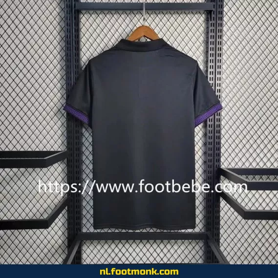 Brazil 2023-2024 Zwart Polo Voetbalshirt – Officieel Voetbaltenue voor Supporters