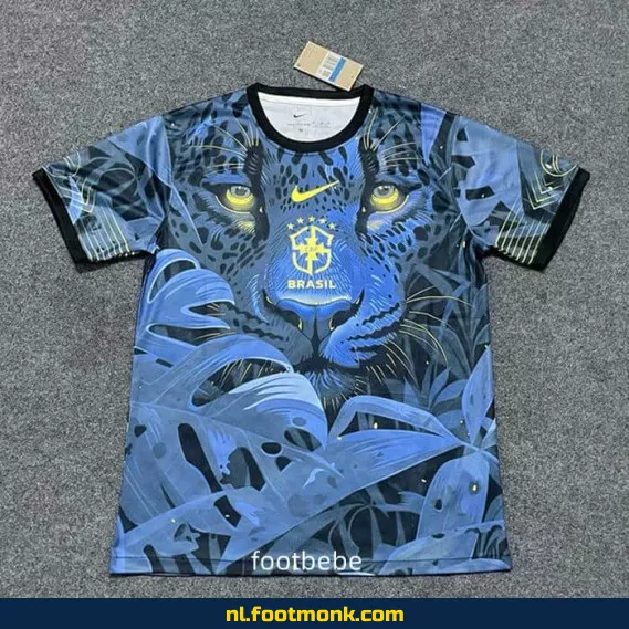Brazilië 2024-2025 Voetbalshirt – Exclusieve Luipaardeditie | Officieel Voetbalshirt | Fanwear | Aanbieding
