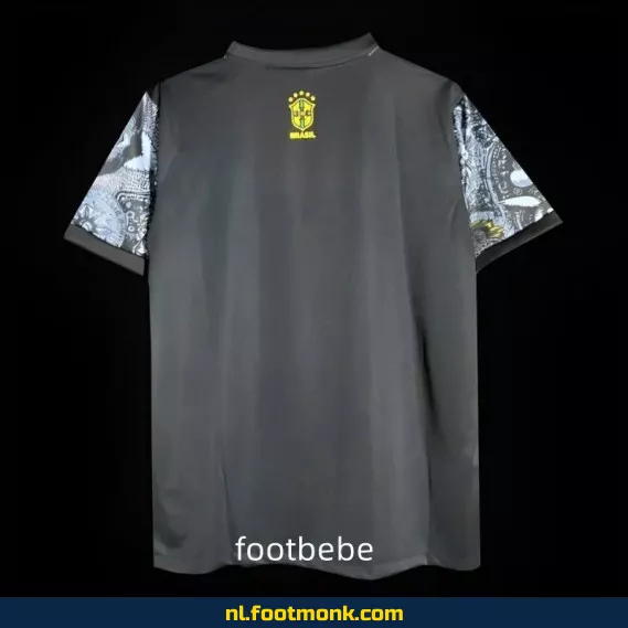 Brazilië 2024 Copa America Doelman Shirt – Officieel Voetbalshirt voor Keepers – Origineel en Aanpasbaar