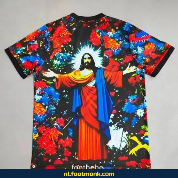 Origineel Braziliaans voetbalshirt 2025-2026 - Jésus B - Voetbaltrui heren/dames/kinderen - Officieel voetbaltenue - Personaliseerbaar