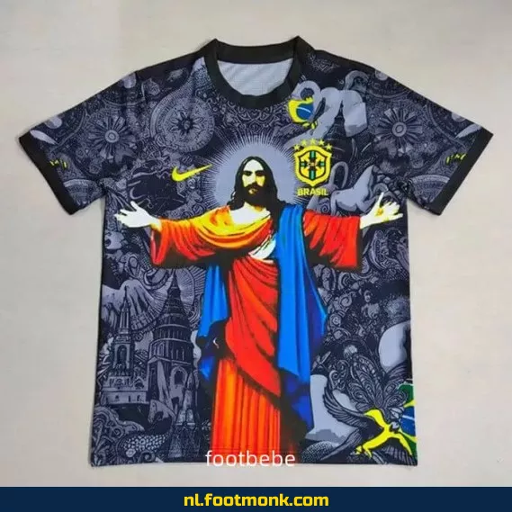 Brazilië Thuisshirt 2025-2026 – Jésus Kleur – Officieel Voetbalshirt | Origineel, Personaliseerbaar | Dames & Heren