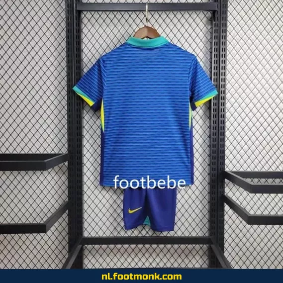 Brazilië Voetbalshirt Kinderen 2024 - Blauw Speciale Editie | Officieel Voetbalshirt | Fanwear | Aanbieding