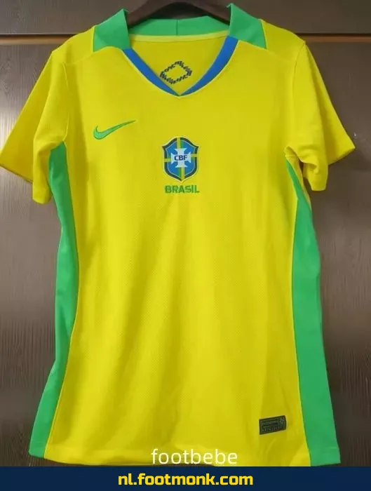 Brazilië Dames Voetbalshirt 2025 - Geel Officieel Fanwear