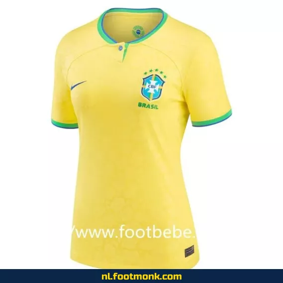 Brazilië Thuisshirt Vrouwen WK 2022 - Officieel Voetbalshirt Dames | Origineel, Personaliseerbaar