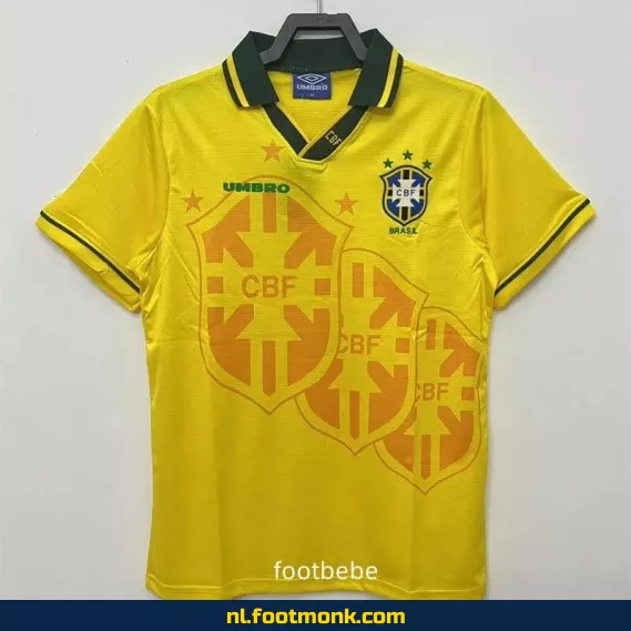 Brazilië Vintage Voetbalshirt 1994 - Thuis - Officieel Retro Voetbaltenue