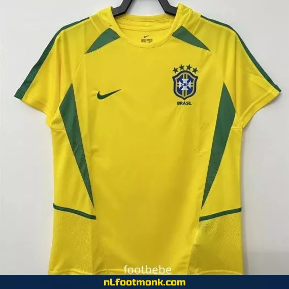 Brazilië Vintage Voetbalshirt 2002 - Thuis - Origineel Retro Voetbalshirt