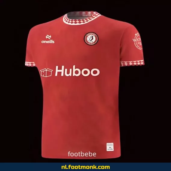 Bristol City Thuisshirt 2024-2025 – Rood Voetbalshirt – Officieel Voetbaltenue – Heren/Dames/Kinderen – Fanwear Aanbieding