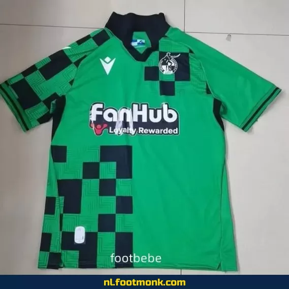 Bristol Rovers Uit Shirt 2024-2025 - Groen Voetbalshirt | Officieel Voetbaltenue | Fanwear | Heren & Dames