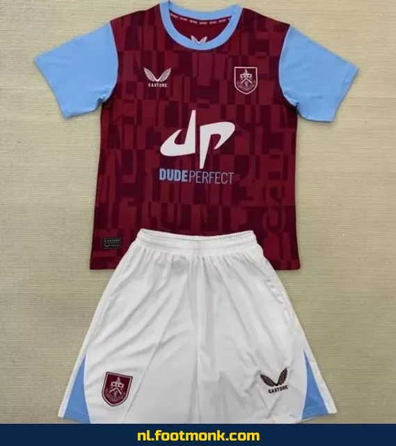 Burnley Thuisshirt Kinderen 2024-2025 | Officieel Voetbalshirt | Voetbalshirt Kopen | Voetbalshirts Kinderen