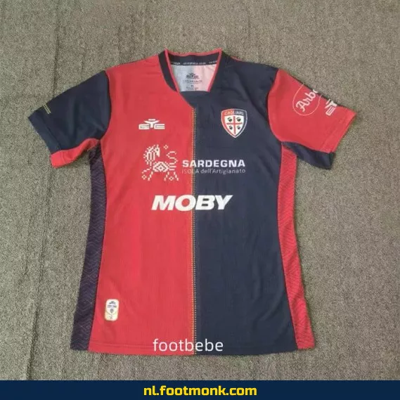 Cagliari Calcio Thuisshirt 2024-2025 | Officieel Voetbalshirt | Heren & Dames | Fanwear Aanbieding