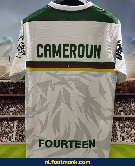 Officieel Cameroen Voetbalshirt 2025-2026 – Trainingsshirt Wit – Voetbalshirts voor Dames & Heren – Origineel, Personaliseerbaar