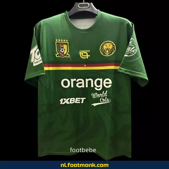 Cameroen 2025-2026 Trainingsshirt Groen – Origineel Voetbalshirt