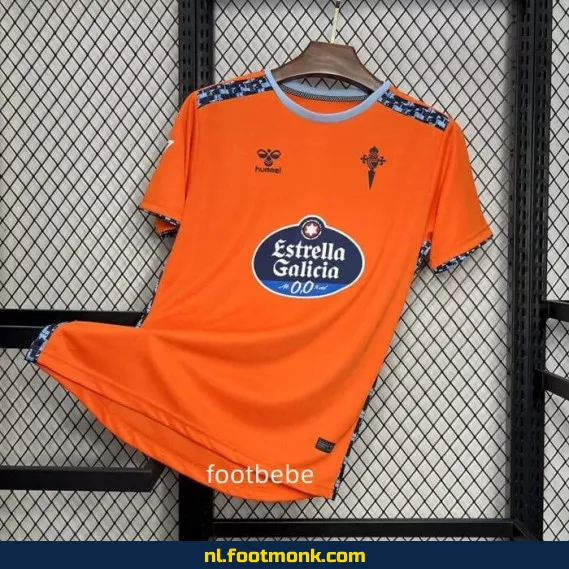 Origineel Celta de Vigo Derde Voetbalshirt 2024-2025 - Oranje - Koop Nu Online | Voetbalshirt Dames & Heren | Aanbieding