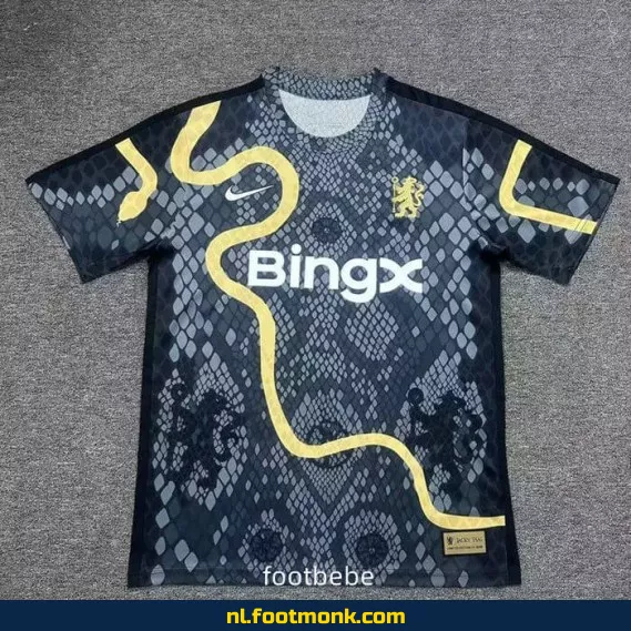 Chelsea Voetbalshirt 2025-2026 – Gouden Slang | Officieel Voetbalshirt | Heren & Dames | Personaliseerbaar