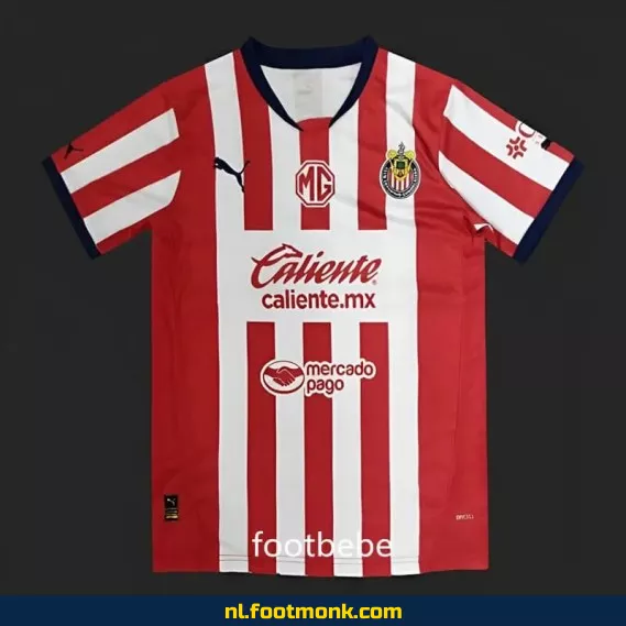 Officieel Chivas Guadalajara CD Thuisshirt 2024-2025 | Voetbalshirt Dames/Heren/Kinderen | Origineel Voetbaltenue | Personaliseerbaar