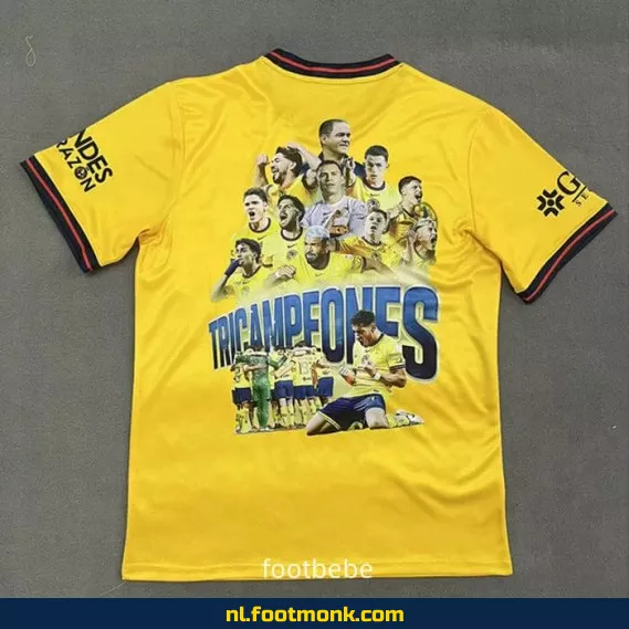 Club América 2024 Drie Kampioenschappen Geel Voetbalshirt – Officieel Voetbaltenue | Heren & Dames | Fanwear | Aanbieding