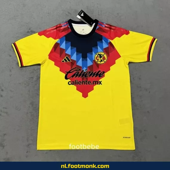 Club América Concept Voetbalshirt 2025-2026 - Geel | Officieel Voetbalshirt | Fanwear | Heren & Dames | Personaliseerbaar | Aanbieding