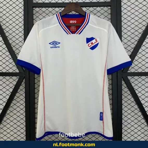 Nationaal voetbalshirt Club Nacional 2025-2026 - Wit - Officieel voetbaltenue - Fanwear