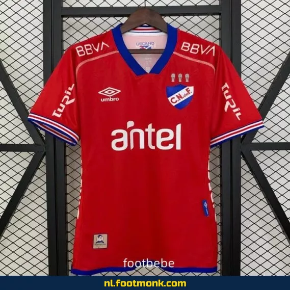 Nationaal voetbalshirt Club Nacional de Football 2025-2026 - Rood | Officieel voetbalshirt | Voetbalshirt voor heren en dames | Fanwear | Aanbieding