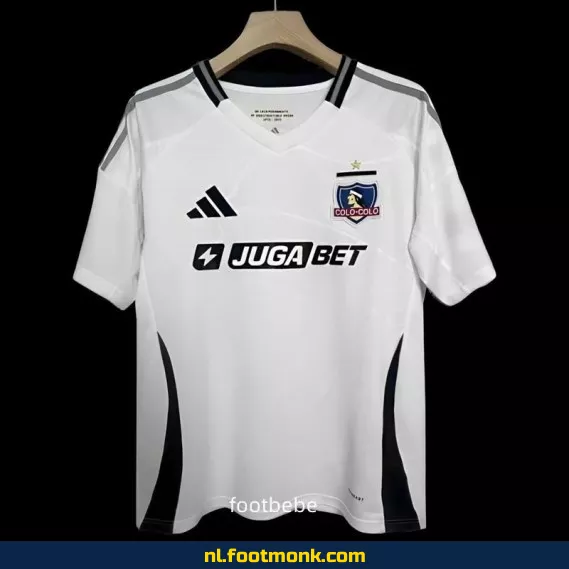 Colo-Colo Thuisshirt 2025-2026 – Wit Voetbalshirt | Officieel | Heren, Dames & Kinderen | Personaliseerbaar
