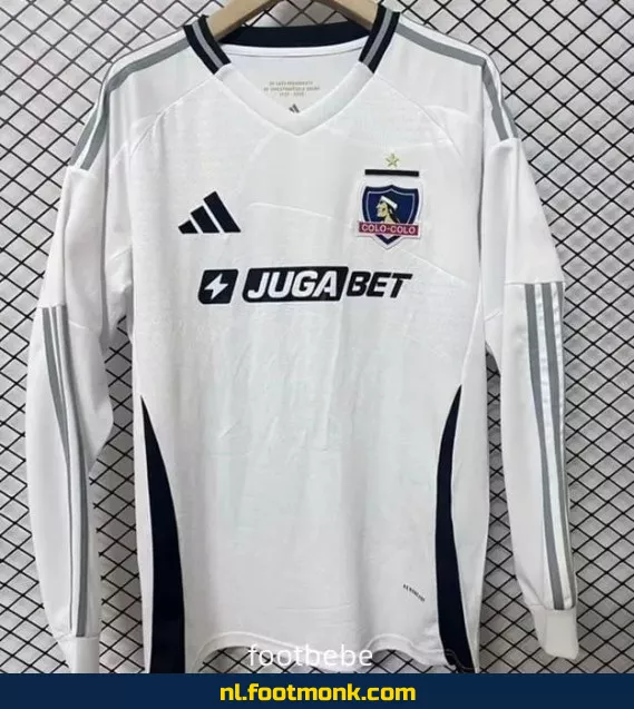 Officieel Colo-Colo Thuisshirt 2025-2026 – Lange Mouwen – Voetbalshirt voor Supporters – Origineel Voetbaltenue – Bestel Online