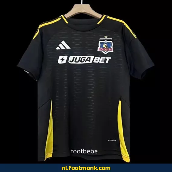 Colo-Colo Uit Shirt 2025-2026 - Zwart Voetbalshirt | Officieel | Heren & Dames | Fanwear | Aanbieding