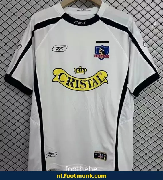 Origineel Colo-Colo Vintage Voetbalshirt 2005 - Thuis - Retro Voetbalshirt voor Supporters - Officieel Voetbaltenue - Dames & Heren