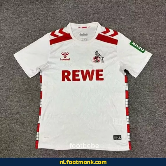 Officieel FC Köln Thuisshirt 2024-2025 – Wit Voetbalshirt voor Dames & Heren – Origineel, Personaliseerbaar – Bestel Nu Online