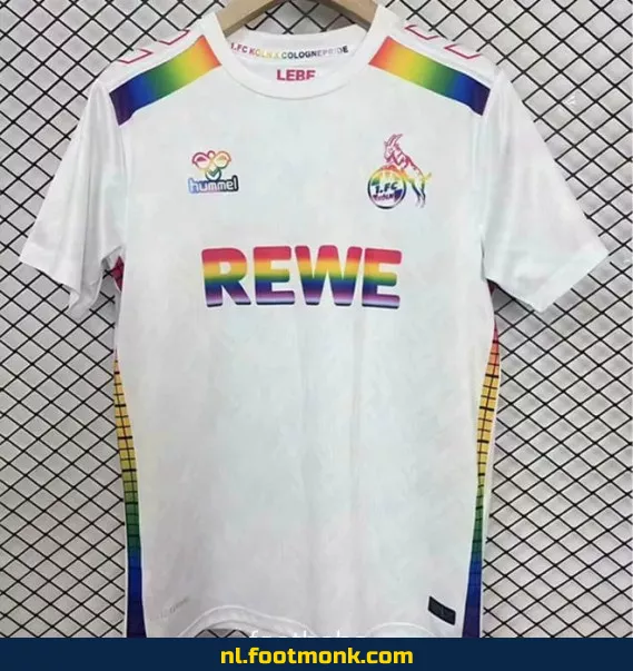 FC Köln Voetbalshirt 2025-2026 Speciale Editie Wit – Officieel Thuistenue | Origineel Voetbalshirt voor Dames & Heren | Personaliseerbaar