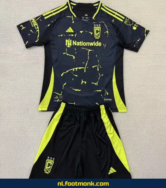 Columbus Crew Uit Shirt Kinderen 2025-2026 | Officieel Voetbalshirt | Fanwear | Personaliseerbaar