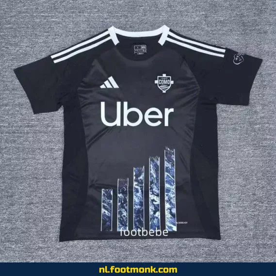 Como 1907 Derde Shirt 2024/2025 - Zwart Voetbalshirt | Officieel | Heren & Dames | Fanwear | Aanbieding