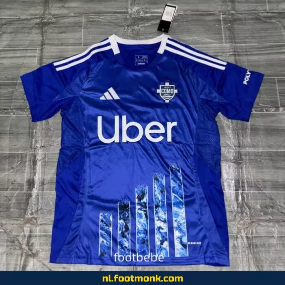 Como 1907 Thuisshirt 2024/2025 - Blauw Voetbalshirt | Officieel Voetbaltenue | Dames & Heren | Personaliseerbaar | Aanbieding
