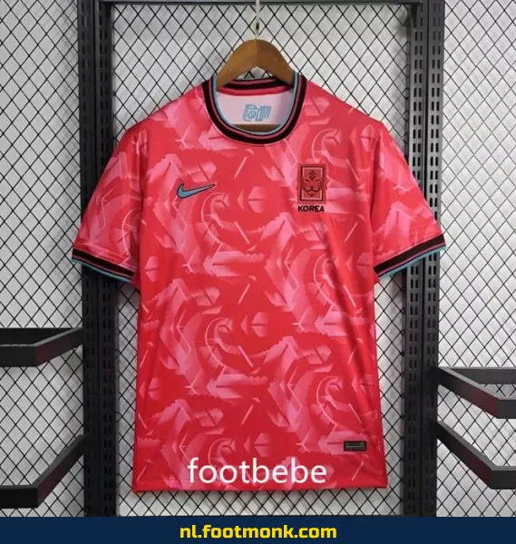 Zuid-Korea 2024 Thuisshirt Rood – Officieel Voetbalshirt | Fanwear, Bedrukking Optie
