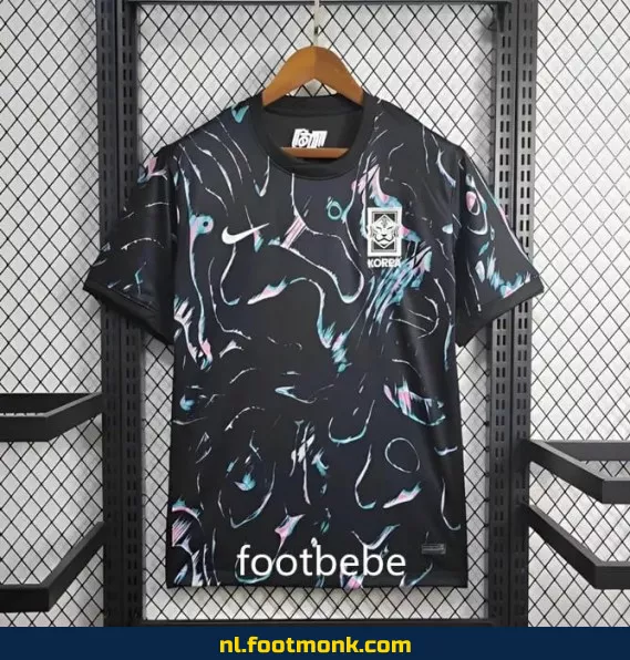 Zwart uit Zuid-Korea voetbalshirt 2024 - Officieel voetbaltenue voor heren en dames - Fanwear aanbieding