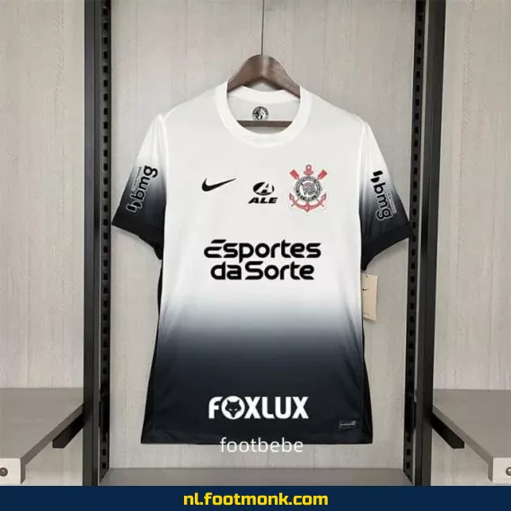 Officieel Corinthians Thuisshirt 2024-2025 - Wit Voetbalshirt | Origineel Voetbaltenue | Fanwear | Dames & Heren