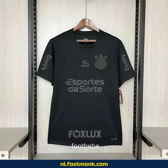 Corinthians 2024-2025 Uit Thuisshirt Zwart – Officieel Voetbalshirt | Koop Nu
