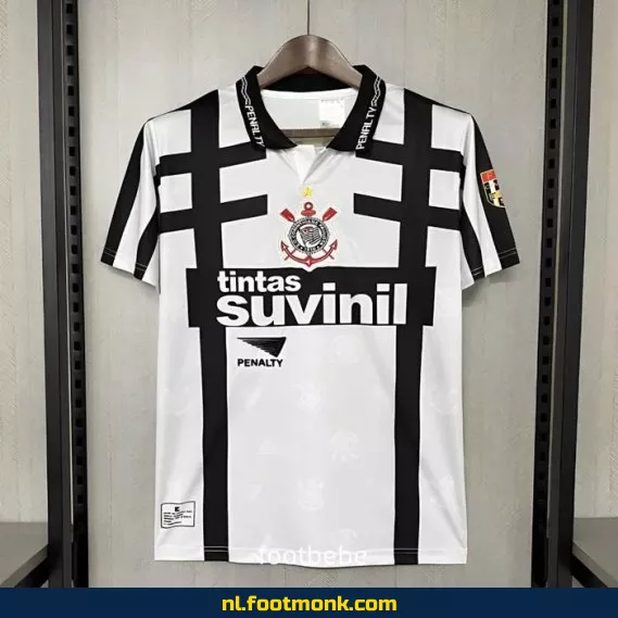 Corinthians Vintage Voetbalshirt 1996-1997 Derde Tenue - Retro Voetbalshirt voor Supporters - Officieel Voetbalshirt