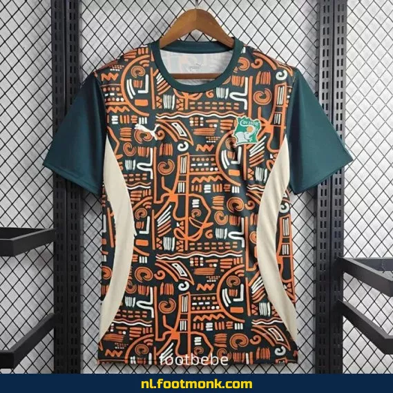 Ivoorkust Trainingsshirt 2025-2026 | Officieel Voetbalshirt | Personaliseerbaar