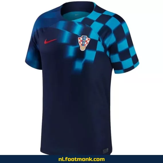 Croatie WK 2022 uit shirt - Officieel voetbalshirt voor heren en dames - Origineel en bedrukbaar