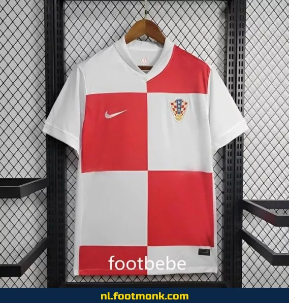 Origineel Kroatië Thuisshirt Euro 2024 - Voetbalshirt Dames/Heren/Kinderen - Officieel Fanwear