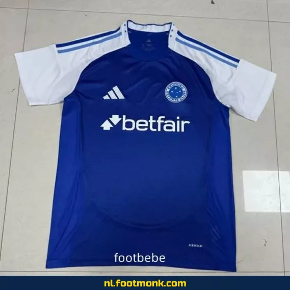 Officieel Cruzeiro Thuisshirt 2025-2026 | Voetbalshirt Dames/Heren | Origineel Voetbalshirt met Bedrukking | Fanwear & Supporterskleding