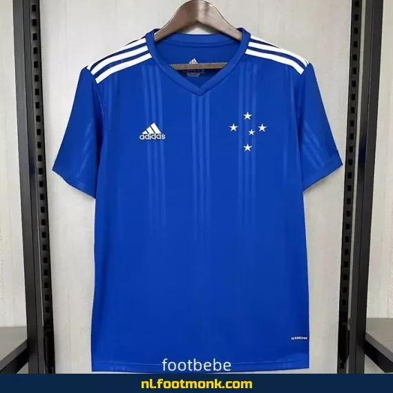 Officieel Cruzeiro Retro Voetbalshirt 2020-2021 - Blauw Thuistenue - Origineel Voetbalshirt voor Supporters - Dames & Heren