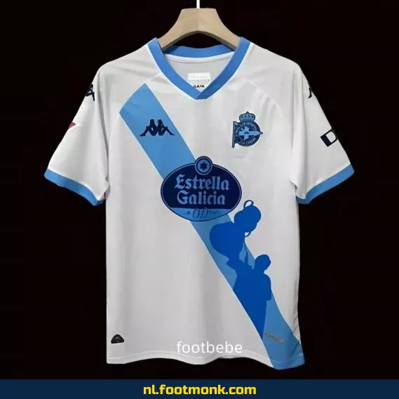 Officieel Deportivo La Coruna Uit Shirt 2024-2025 – Voetbalshirt Heren/Dames – Origineel Voetbalshirt met Optie tot Personaliseren