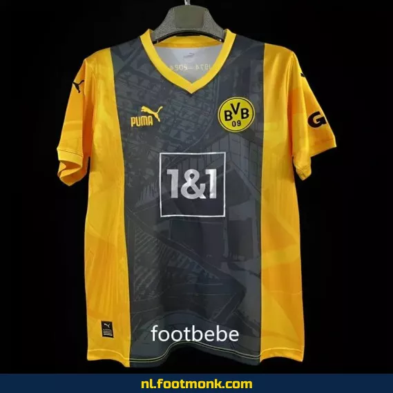 Borussia Dortmund Voetbalshirt 2023-2024 – Limited Edition 50-jarig Jubileum – Officieel Voetbalshirt voor Supporters – Heren, Dames & Kinderen