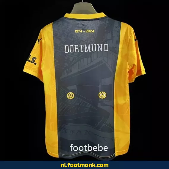 Borussia Dortmund Voetbalshirt 2023-2024 – Limited Edition 50-jarig Jubileum – Officieel Voetbalshirt voor Supporters – Heren, Dames & Kinderen