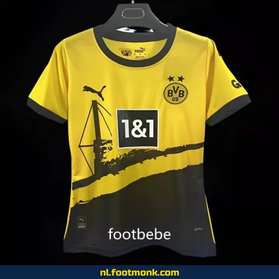 Borussia Dortmund Voetbalshirt Dames 2023-2024 Thuisshirt – Officieel Voetbaltenue | Fanwear | Personaliseerbaar