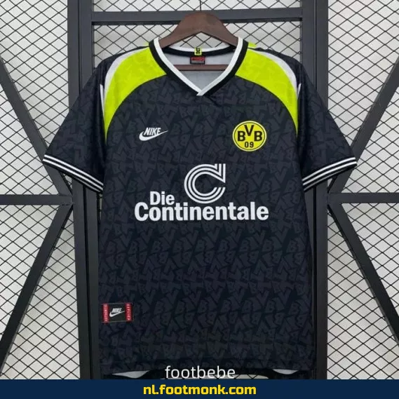 Retro Voetbalshirt Dortmund Vintage 1995-1996 Exterieur - Officieel Voetbalshirt - Voetbalfanwear