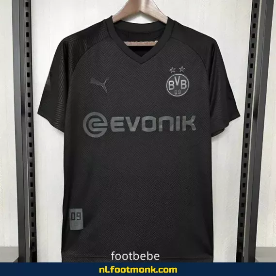 Origineel Dortmund Vintage Voetbalshirt 2019-2020 - Zwart - Retro Voetbalshirt voor Supporters - Officieel Voetbaltenue