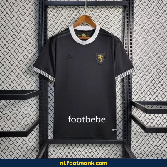 Schotland Voetbalshirt 2023 - 150e Anniversaire Zwarte Editie - Officieel Voetbalshirt voor Supporters