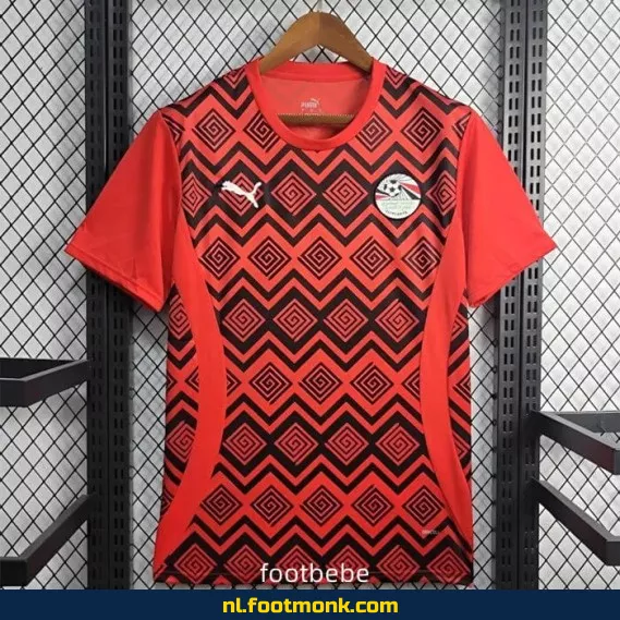 Egypte 2024-2025 Trainingsvoetbalshirt - Officieel Voetbaltenue | Heren & Dames | Personaliseerbaar | Aanbieding